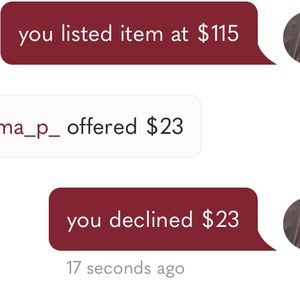 do not lowball like this.
